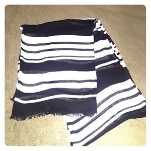 KATE SPADE SCARF black and white
